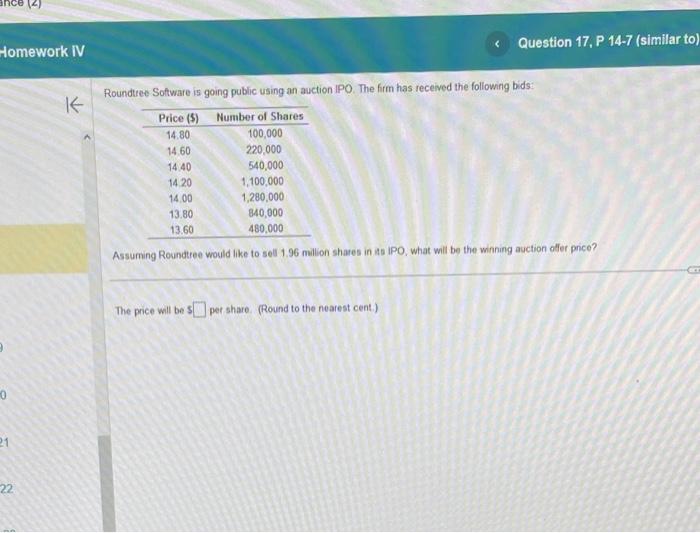  Roundtree Software is going public using an auction IPO. The firm