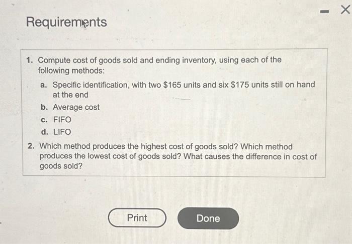 accounting records.) At August 31,8 of these units are on hand. Read