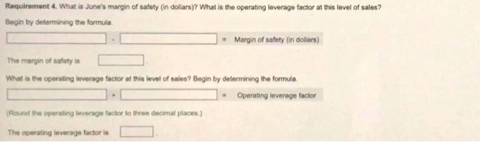 the dollar amount of monthly sales that the company needs in order