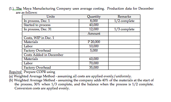 Please answer the questions using the table format of COPR on