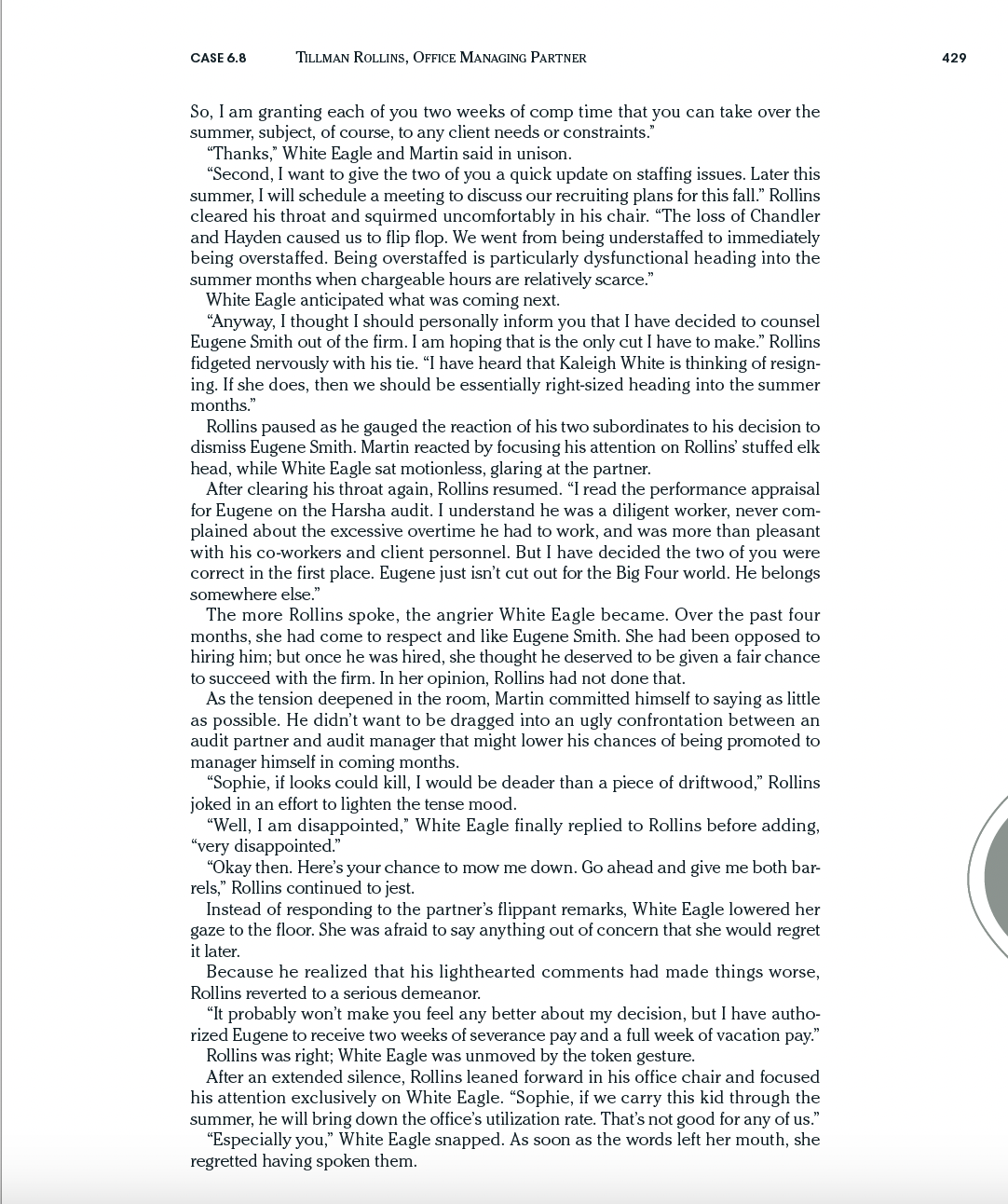 OMP should possess differ from those that should be possessed by an