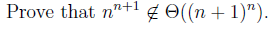  Prove that nn+1 ((n + 1)")