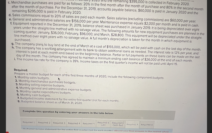 it wrong for so many times. Problem 20-8AA Merchandising: Preparation of a