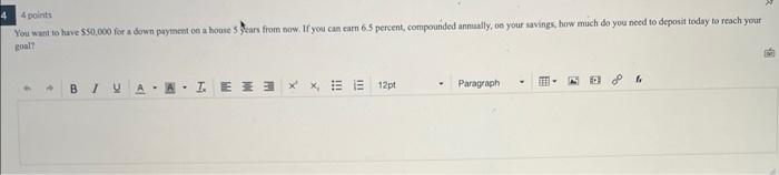must show work without excel 4 points aodl