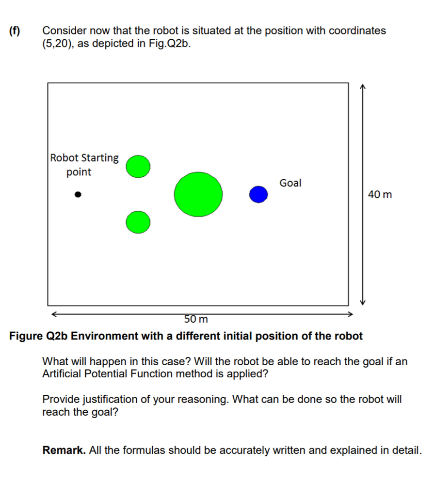 Q2a. The size of the environment is the following: the lengths of