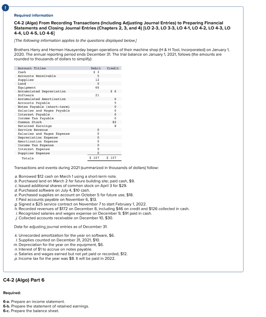 Transactions (Including Adjusting Journal Entries) to Preparing Financial Statements and Closing Journal