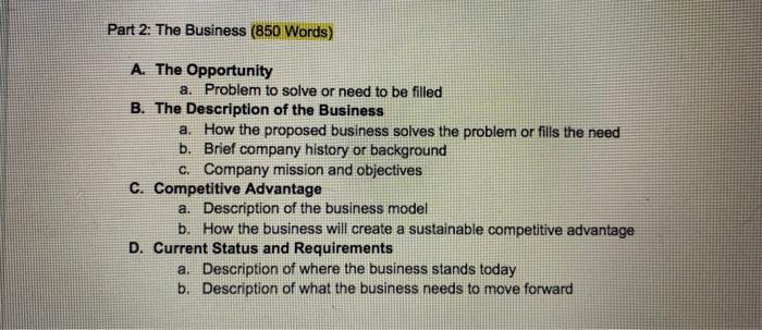 in CT. You should be including yourself into the Business Plan and