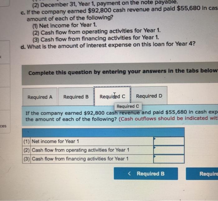 Accounting Principal Cash Applied to Applied to Period Balance January 1 Payment