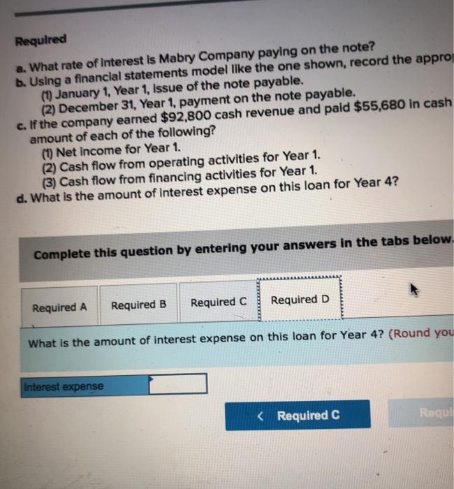 Interont Principal Year 1 $103,000 $25,797 $8,240 $17.557 85,443 25,792 6,835 18,962