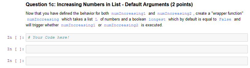 numbers and returns a list of the first sequence within that is