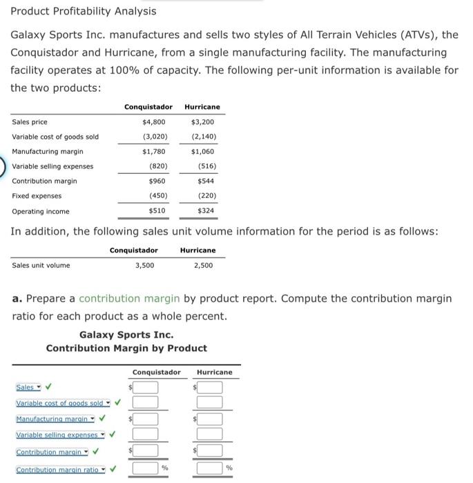 need help plz with accounting asap Variable Costing Income Statement for a