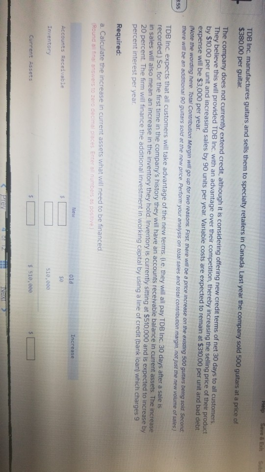  Help Save & Exit Sub TDB Inc, manufactures guitars and sells