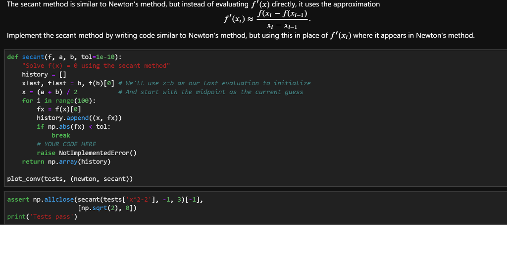 Please fill in the missing part of the code where stated #YOUR