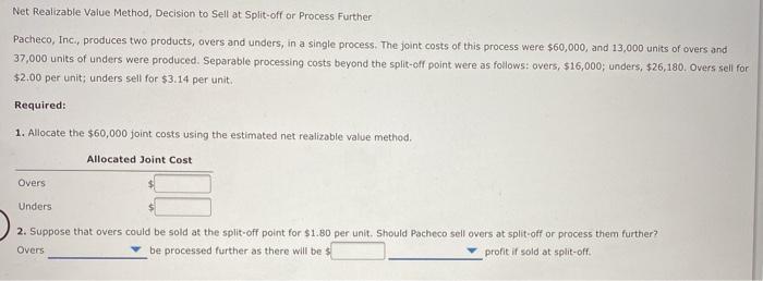 costs, and activity drivers for the coming year: Activity Expected Cost Activity