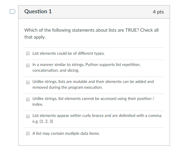 to the original contents of myList, namely ['cherry' apple,'cherry', 'orange'] myList.append('cherry') [