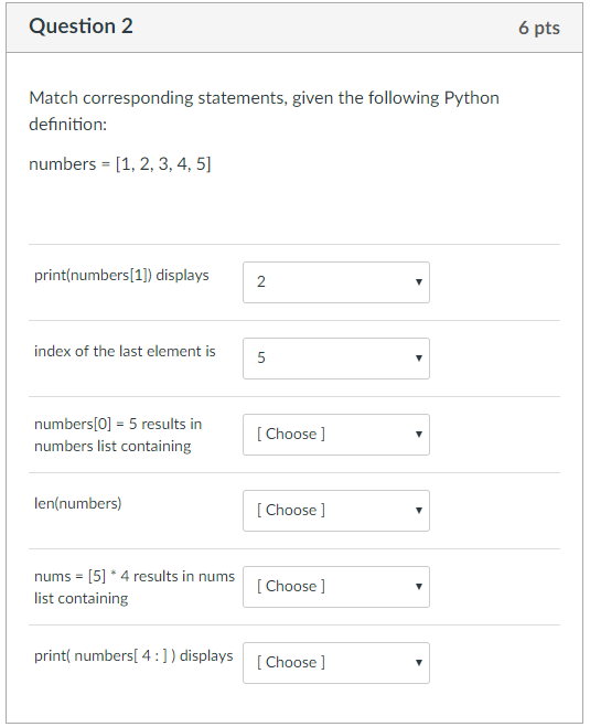 Choose ] myList.index'cherry) [ Choose ] myList.remove'cherry') [ Choose ] myList.insert1, 'orangeChoose]