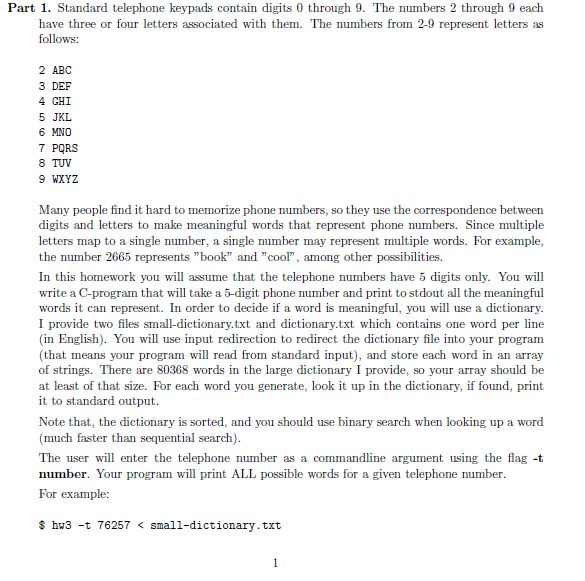 Hello I have a C Programming assignment i attached question there are