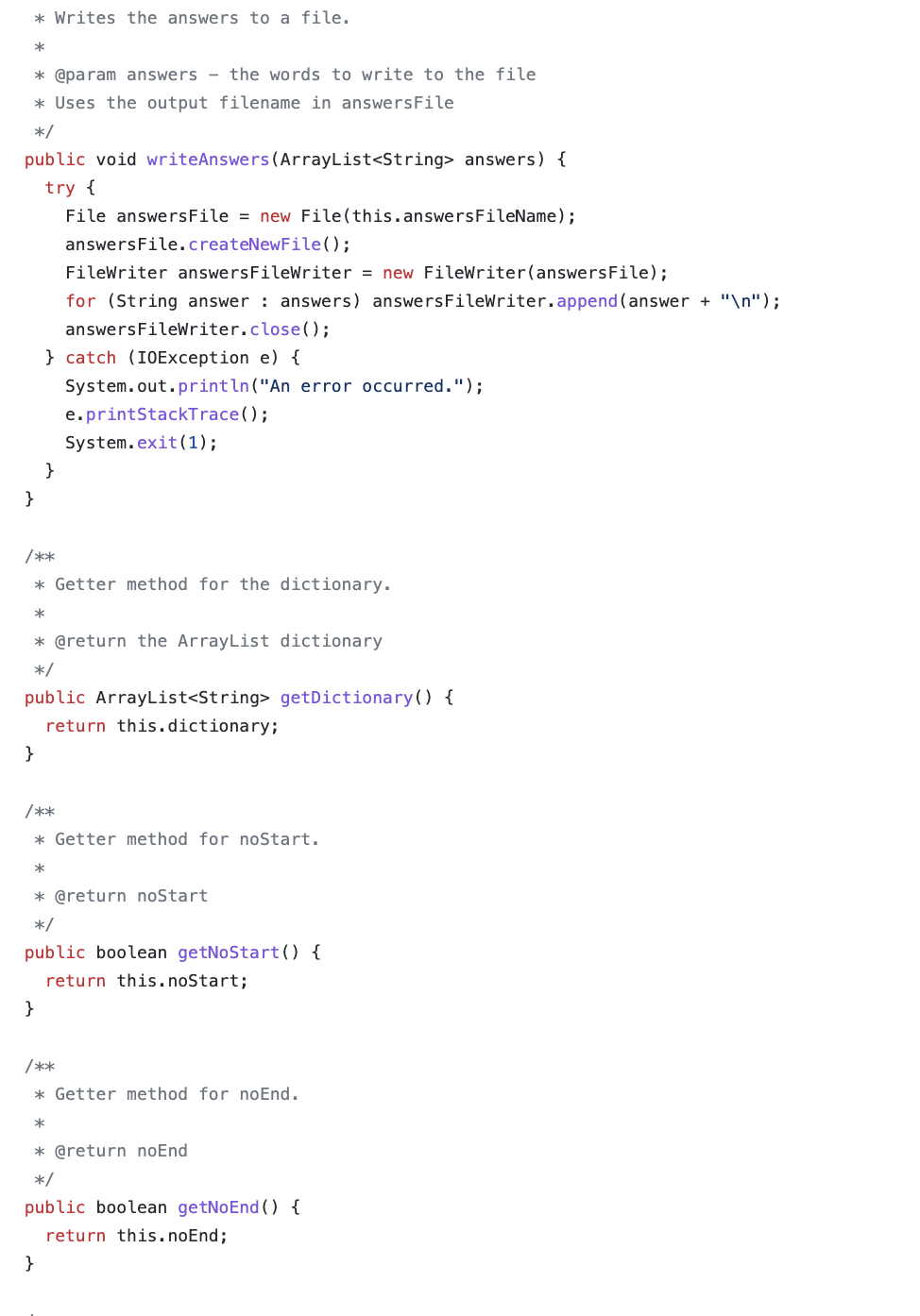 to actually test something The tests need to pass starter code for