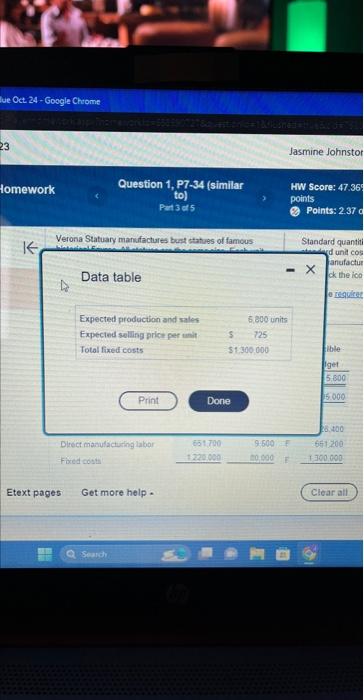 Please help me figure out the last portion We Oct: 24 -