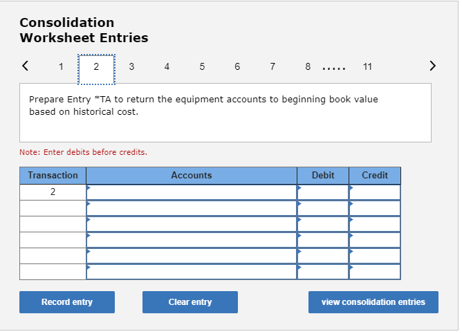 interest at the acquisition date was $182,000. Young reported stockholders' equity accounts