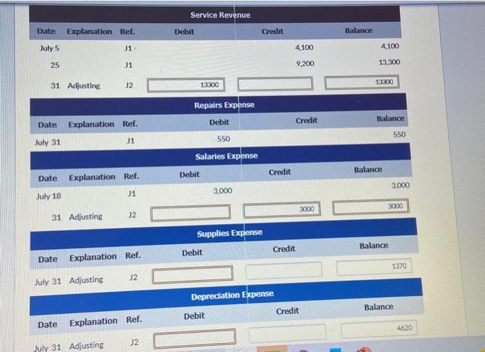 insurance policy, effective July 1. 5 Billed customers $4,100 for cleaning services