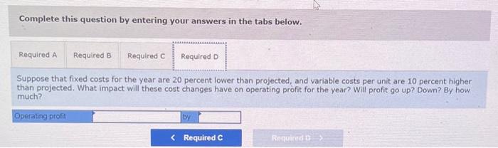 that the projected number of units sold for the year is 3,750.