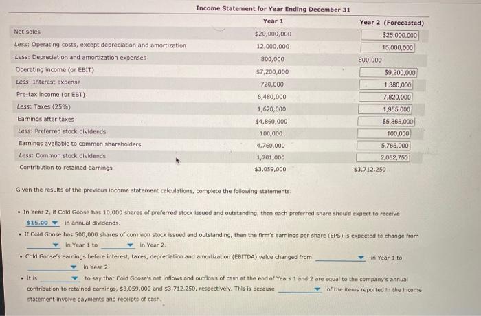  second part Net sales Less: Operating costs, except depreciation and amortization