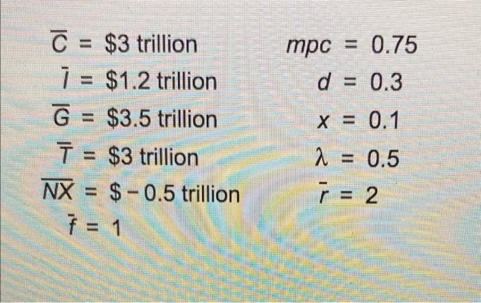  mpc = 0.75 d = 0.3 x = 0.1 C =