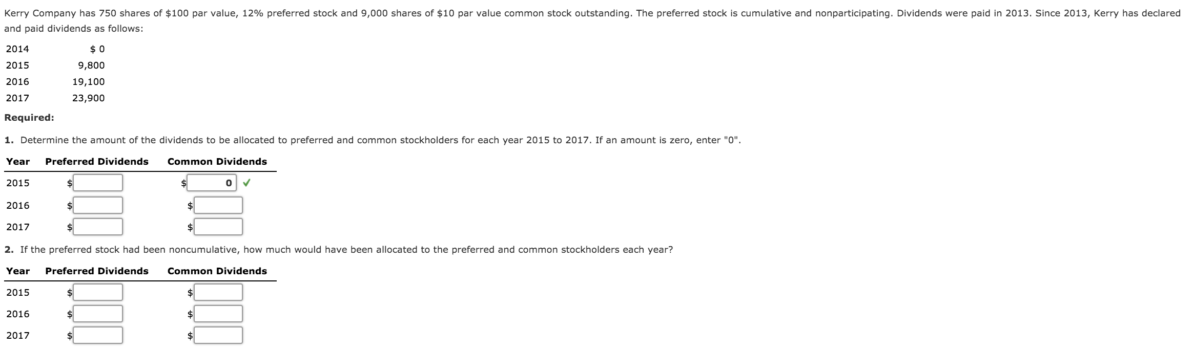 Problem 1: _______________________________________________________________________________________________ Problem 2: _______________________________________________________________________________________________ Problem 3: Kerry Company has 750