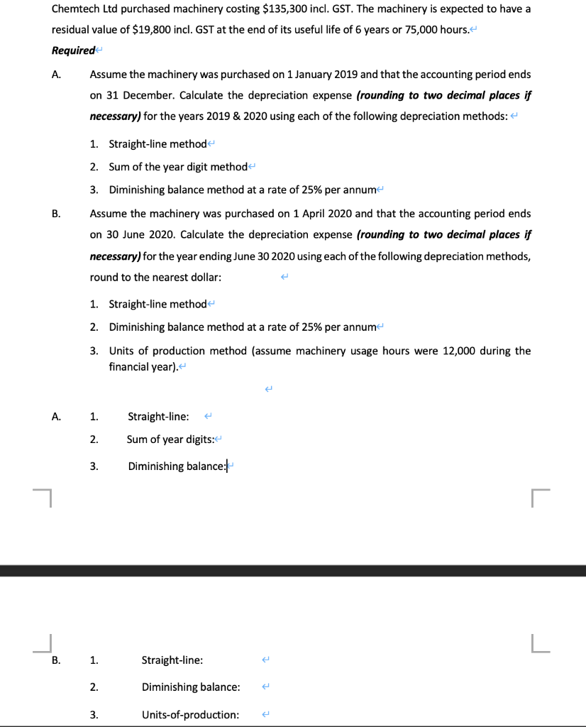Ignore GST. No. of units e Unit cost 2020 June 1 e