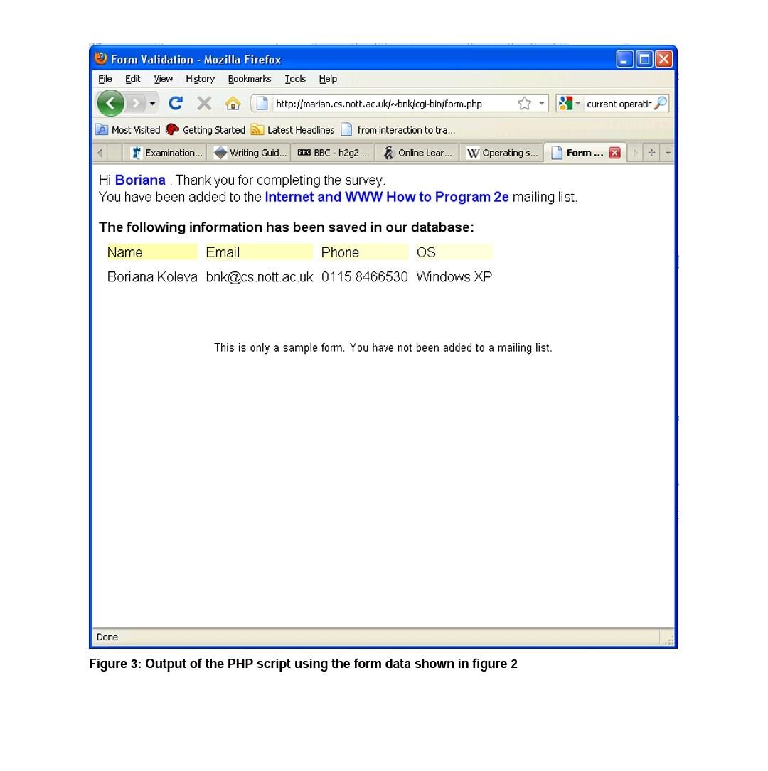 users for the purpose of adding users to a mailing list. See
