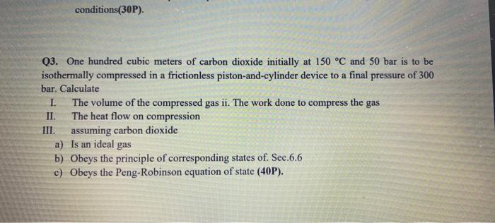 Can you write the solutions step by step? Q3. One hundred cubic