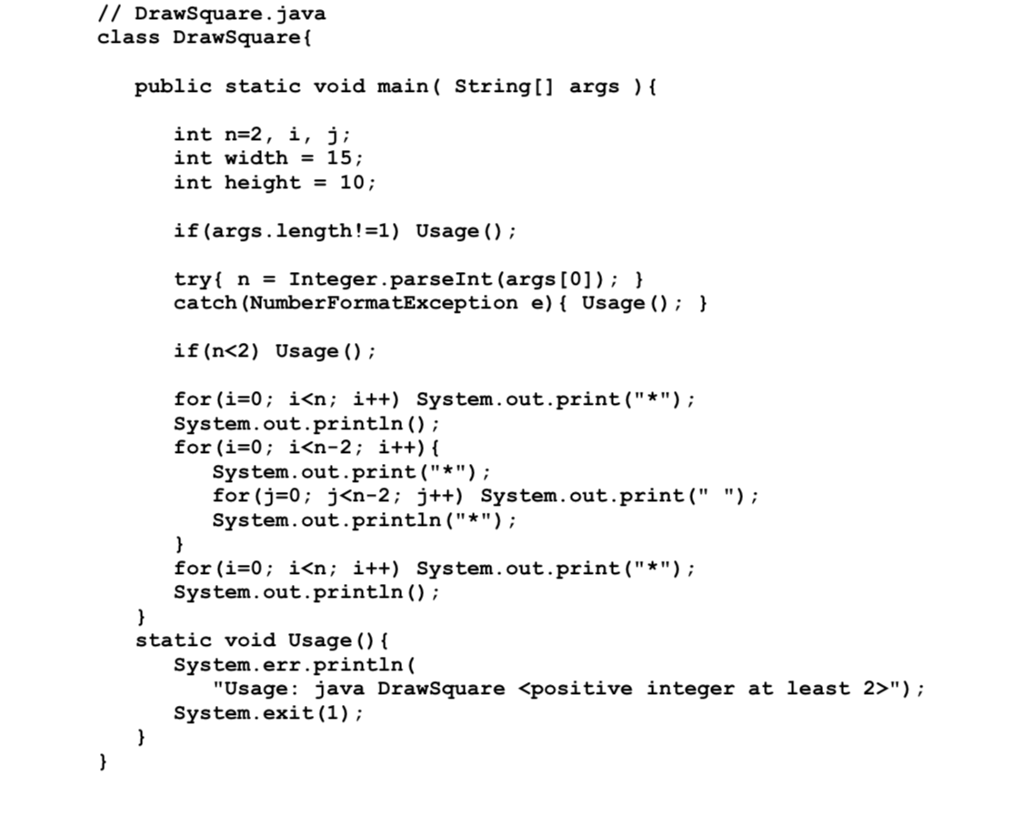 what exactly is going on in the nested for loops? // DrawSquare.java
