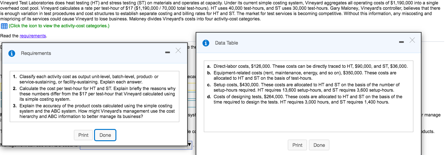 Vineyard Test Laboratories does heat testing (HT) and stress testing (ST) on