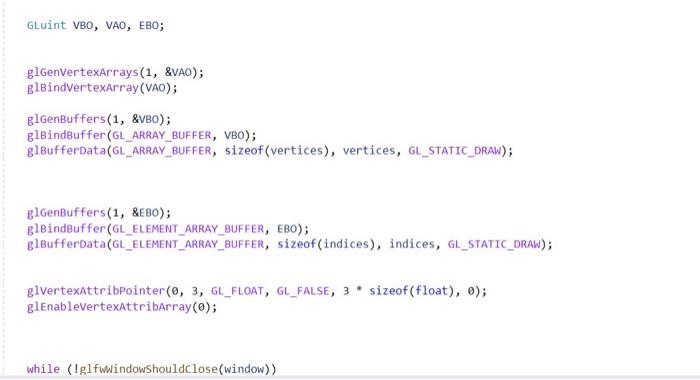 if (!glfwinit() { cout 