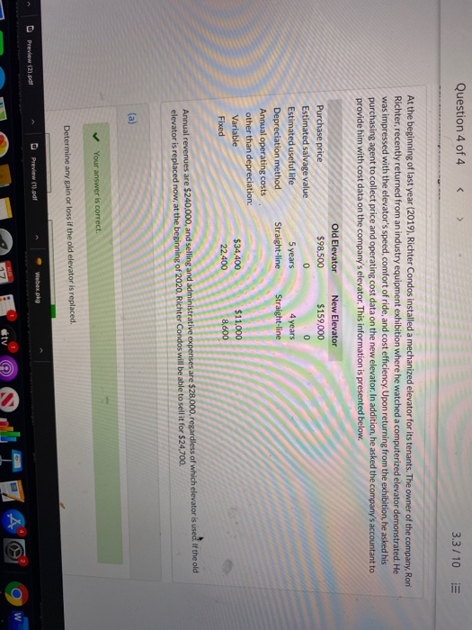  answer B Question 4 of 4