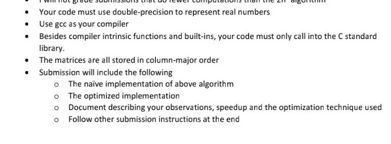 that does computation no less than 2n^3. We consider a special case