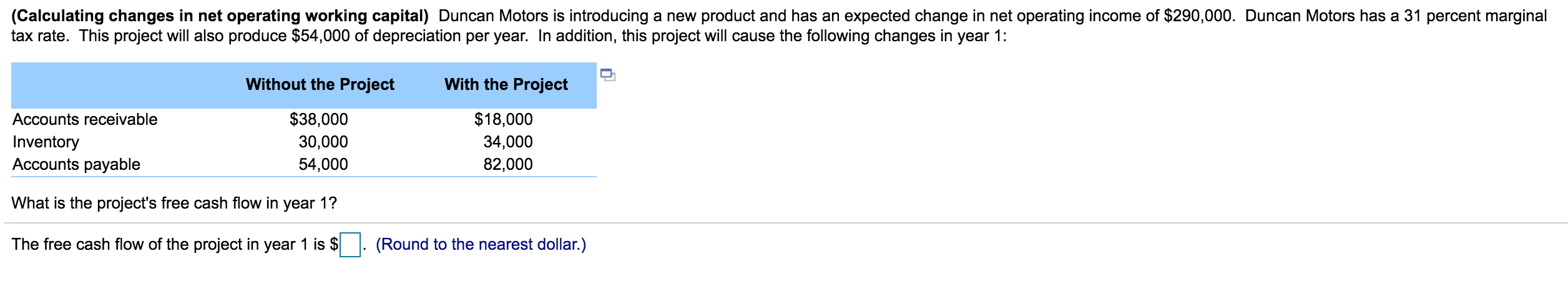 Tetious Dimensions is introducing a new product and has an expected change