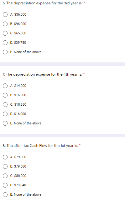 Inc. is considering an expansion project that has a life of four