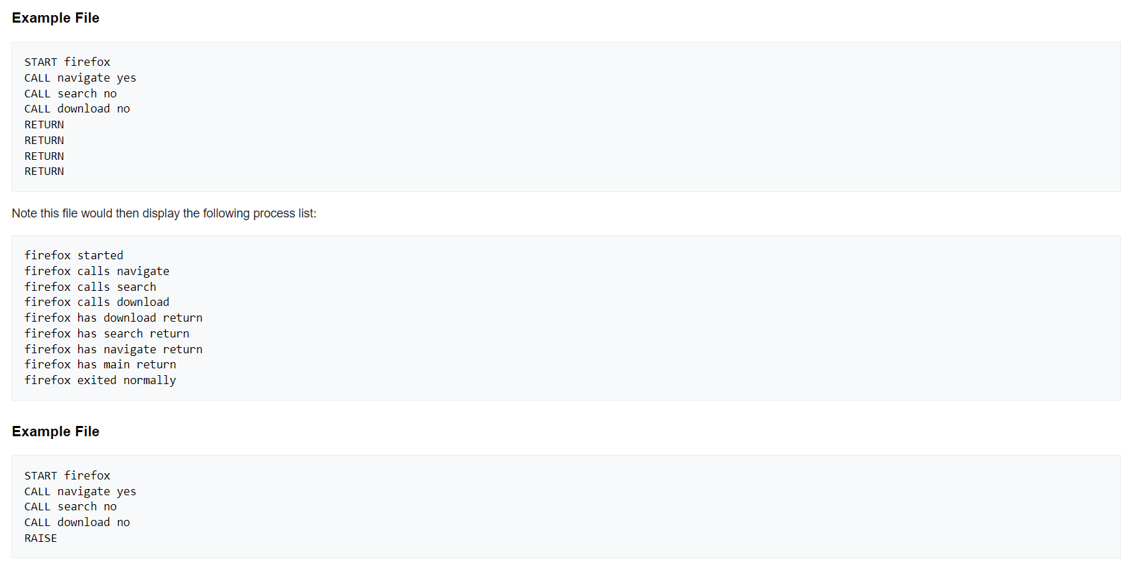and implement additional class(es) that will use the Process class. - Function