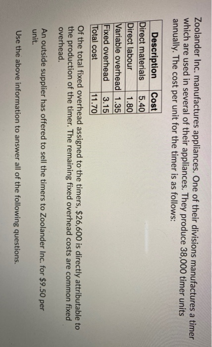  - Do NOT round calculations, ONLY round final answer for each