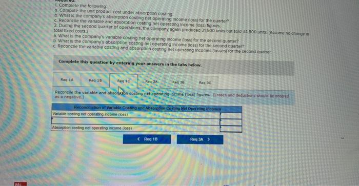 considerable strain on Ms. Tyler's personal finances. The following income statement for