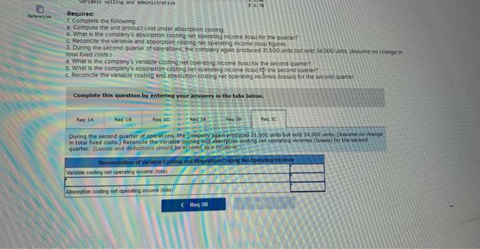 over the loss shown for the quarter. particularly because she had planned