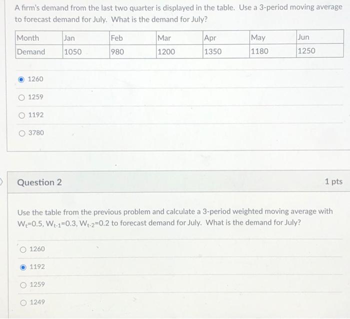  need help with the second question A firm's demand from the