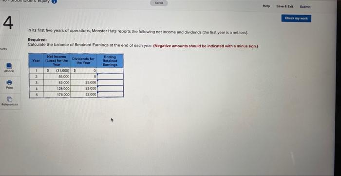  en equity Saved Help Save & Exit Submit Check my work