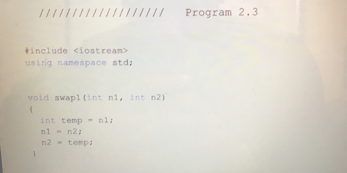 get the following program to run in your environment. B) Comment your
