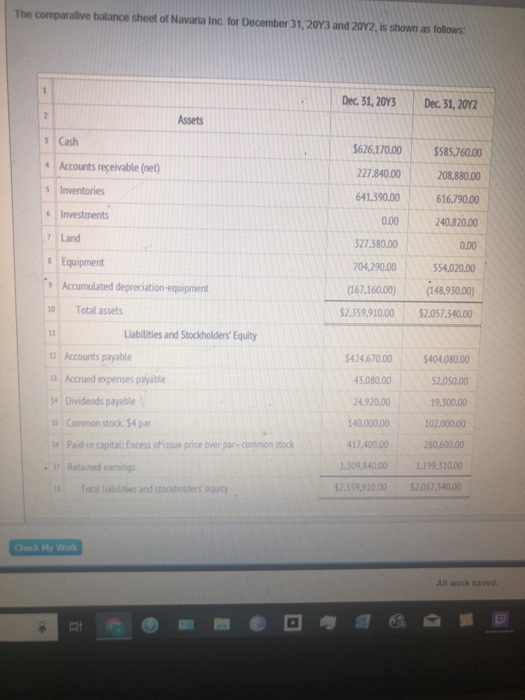 the red boxes are answers ive gotten incorrect The comparative balance