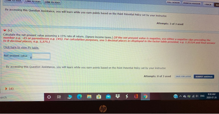 RACK NEXT Problem 13.29A a-d (Part Level Submission) Magenta Inc. is considering