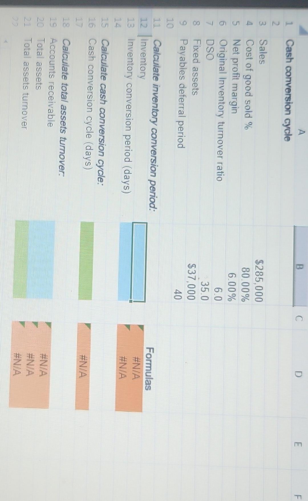 outstanding (DSO) on its cash conversion cycle. Chastain's 2016 sales (all on