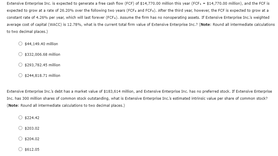 = Extensive Enterprise Inc. is expected to generate a free cash